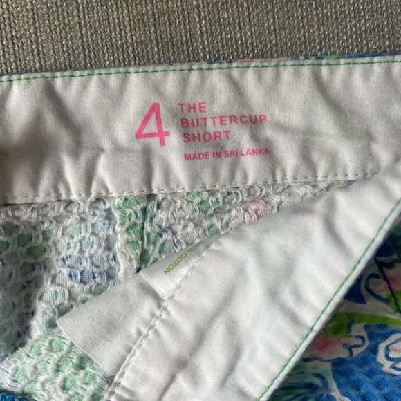 Lilly Pulitzer Buttercup Short Blue Bay Coasting - Picture 4 of 6